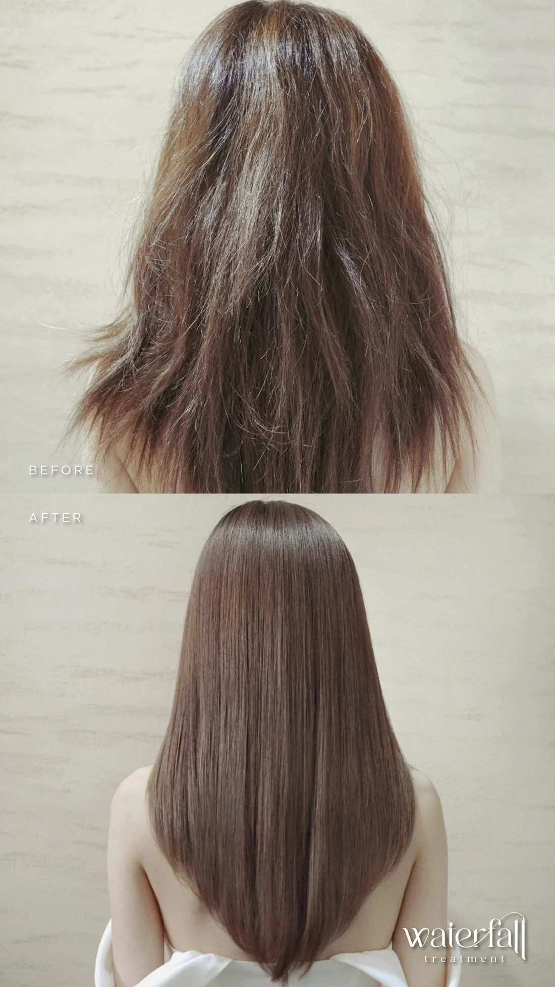 Get rid of frizzy, unruly hair with Waterfall Treatment by Be Salon